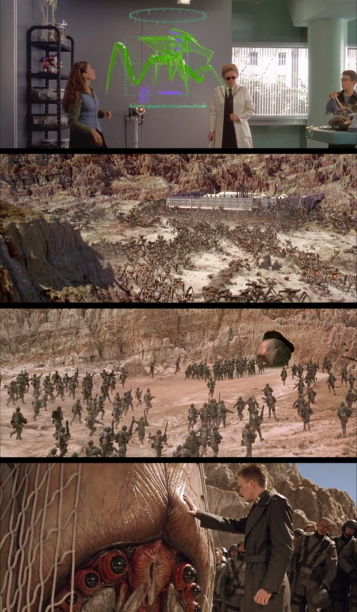 Humans and Bugs in Starship Troopers